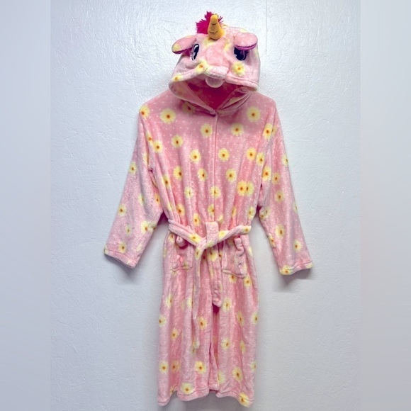 𝅺GIRLS Hooded Unicorn Robe (fits 12-13 years) - Picture 1 of 9